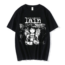 Anime Serial Experiments Lain T-Shirt Men Women Graphic T Sh