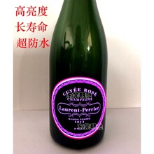 发光酒标 发光瓶标 发光瓶贴 EL冷光酒标贴 LED发光瓶贴 发光标签