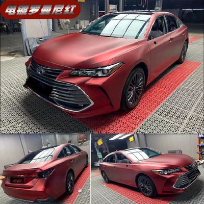 Metallic Soul-Stirring Ruby Red, Romanee — Auto Color Change Film - pet-electroplated-romani-red-152m-x-17m