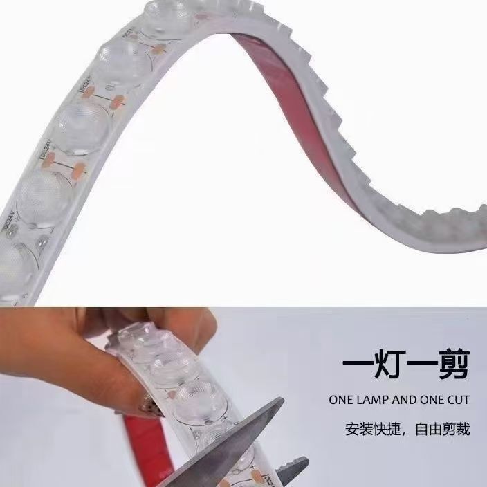 LED フレキシブルウォールウォッシャーライトストリップ 24V 屋外防水外壁ライト広告背景壁リニアライトレンズ調光可能|undefined