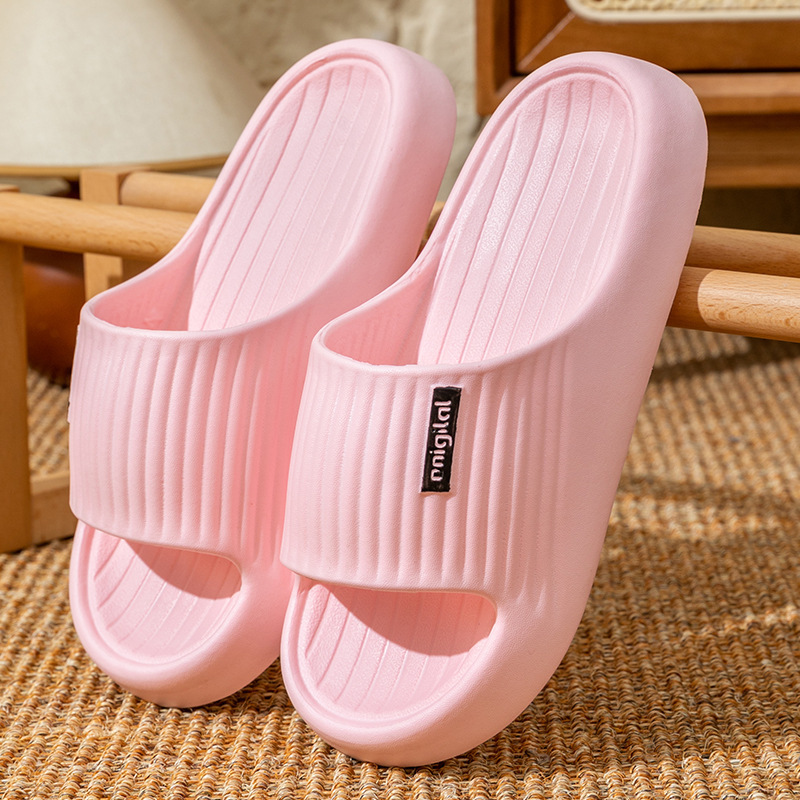 女性用厚底EVAスリッパ、夏用屋内家庭用、滑り止め、防臭、柔らかい底の浴室入浴スリッパ、男性用カップル用|undefined