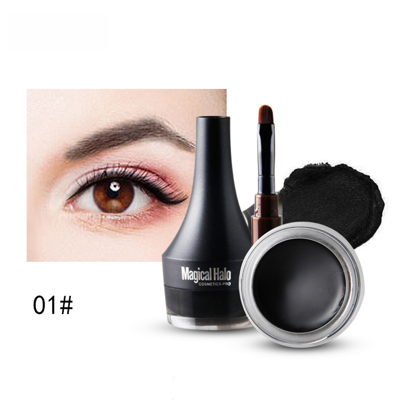 Makeup Magical Halo Waterproof Eyeliner Cream Non-blooming Eyebrow Cream Factory Outlet