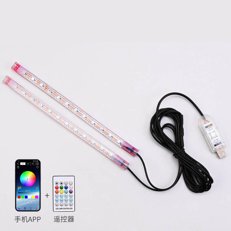 Luz de atmósfera de automóvil interior LED colorido luz de atmósfera lámpara de decoración de pie lámpara de pie lámpara de ritmo