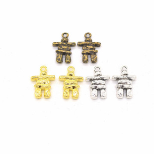 DIY �Ʒ���ʯ�^�˺Ͻ���� �͹źϽ�����С��� 21*14mm I103