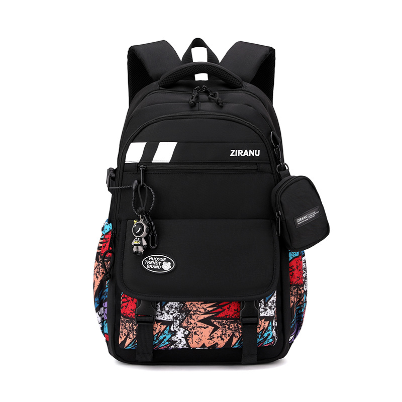 Mochila escolar de pez Natural para hombre, mochila ligera de gran capacidad para escuela primaria, mochila universitaria de alta calidad para niña