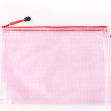 国境を越えた直接供給肥厚 PVC プラスチック ジッパー ドキュメント バッグ a4 透明学生テスト用紙防水メッシュ ドキュメント バッグ|undefined