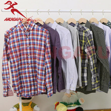 二手男士长袖衬衫外贸非洲西亚东南亚二手旧衣服男装A类二手衬衫