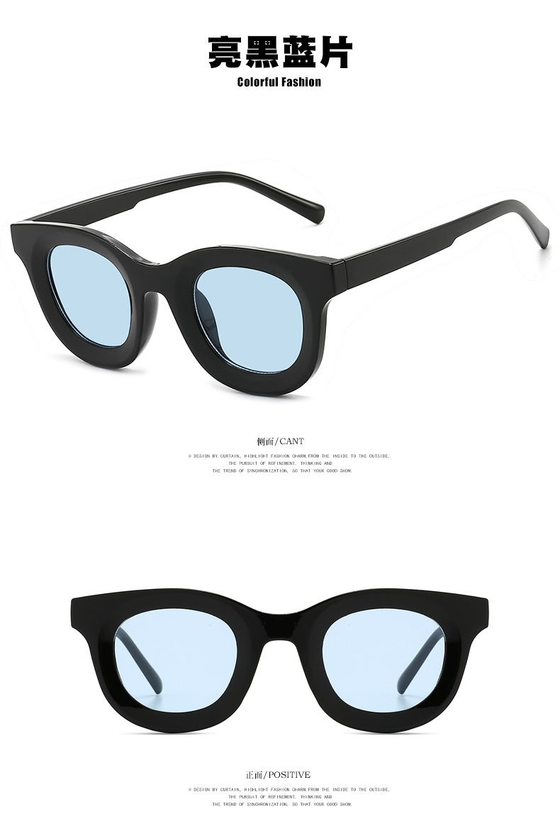 70g Weight UV400 Protection Lens Material Outdoor, Travel, Party, Fishing Occasion Women'S, Men'S, Unisex Gender Hip-Hop, Retro, Fashion, Simple Style Style Grey, White, Red, Green, Fluorescent Green, Blue, Yellow, Black Color Hip-Hop Retro Fashion UV400 Protection Women's Sunglasses 9