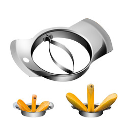 Mango cutting tool 304 stainless steel mango corer mango splitter mango peeling knife kitchen gadgets