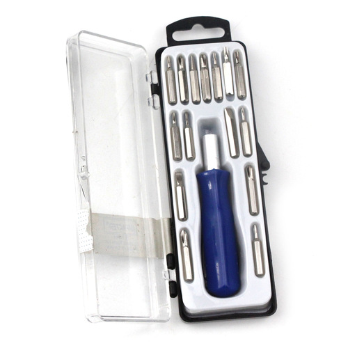 Household small screwdriver combination set Multifunctional 16-in-one square box combination screwdriver set carbon steel