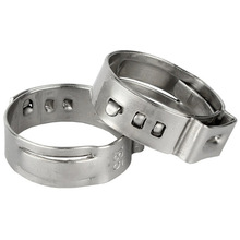 304不锈钢单耳无极卡箍强力抱箍固定卡扣管卡水管油气管喉箍卡子