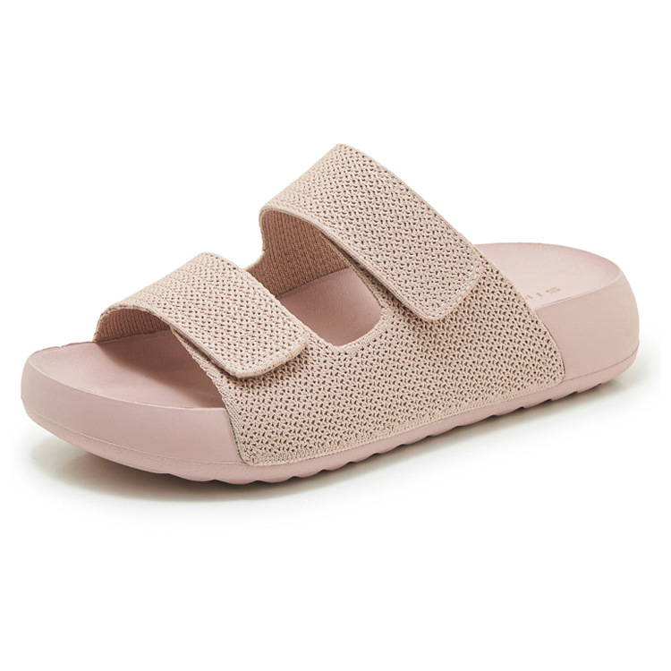 Dép sandal nữ quai chữ V đế dày EVA chống trượt — màu đen, màu hồng, màu kaki, màu mơ chi tiết 28