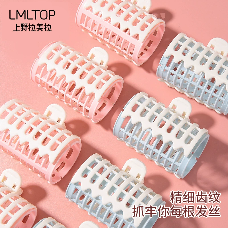 Hair Curlers (LMLTOP) Large Plastic Rollers, Universal 2‑Piece Set, Random Color
