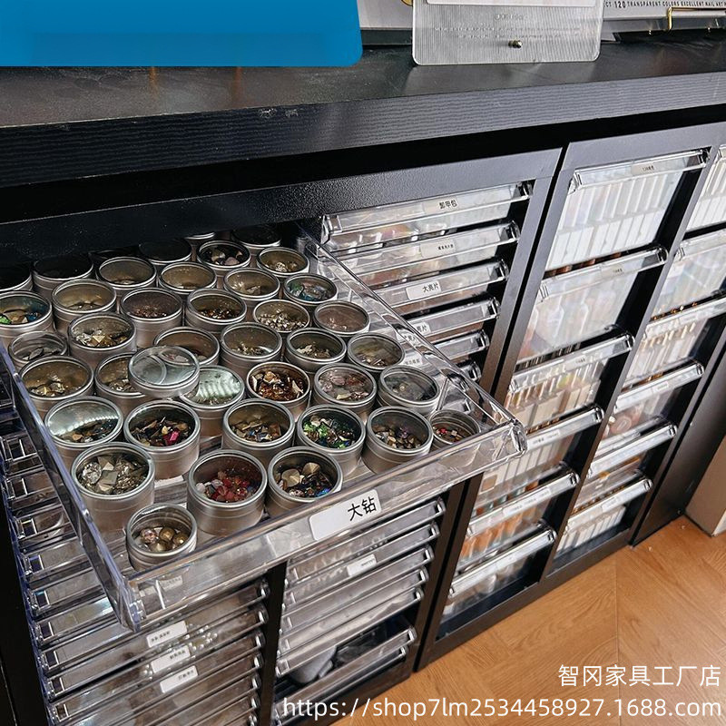 智文件柜美甲收纳甲油胶柜抽屉式储物柜烘焙磨具资料柜财务票据|undefined