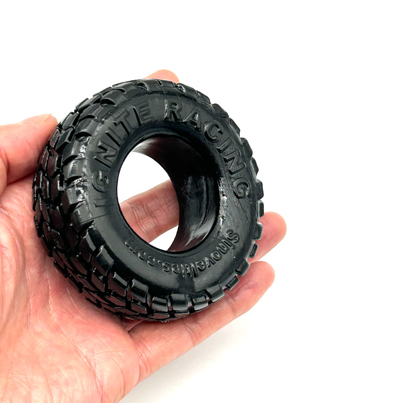 Super Large Penis Exerciser Weight Ring, Male Lock Ring, Black Transparent TPE — detail image 9