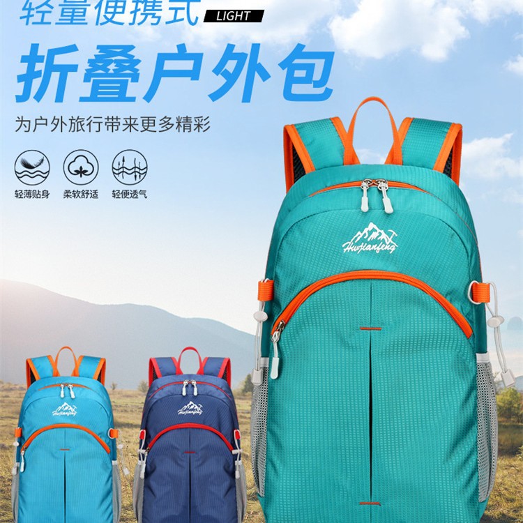 Ultra light foldable backpack