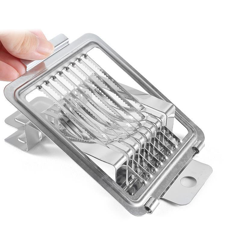 Acero inoxidable preservado huevo separador multiusos cortador de huevo gadget de cocina Huevo rebanador Songhua huevo separador