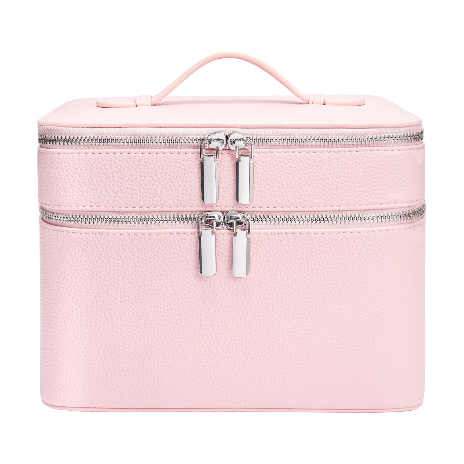 Doble capa nueva bolsa de maquillaje profesional portátil paquete de herramientas de cuidado de la piel belleza belleza pestañas caja de almacenamiento bolsa de maquillaje multipartícula