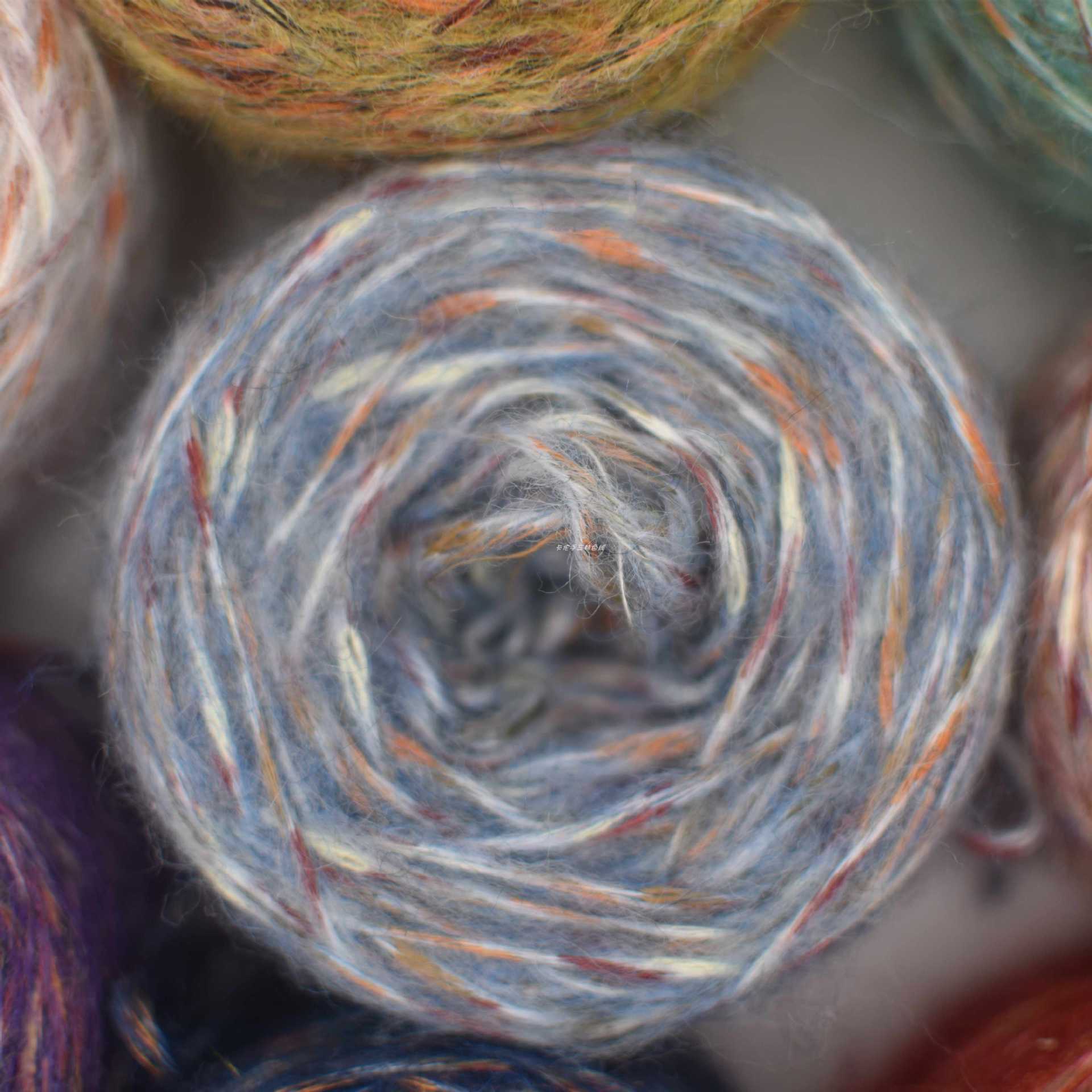 卡伦手工特色线小香风手工DIY编织钩针棒针毛衣帽子花式毛线团338