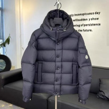 2025冬季新款欧货经典版男女款连帽雾面哑光保暖舒适羽绒服外套