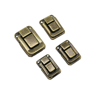 Bronze Safety Buckle, Gold Iron Square Buckle, Silver Square Buckle, Wine Box Gift Accessory Lock with Screws
