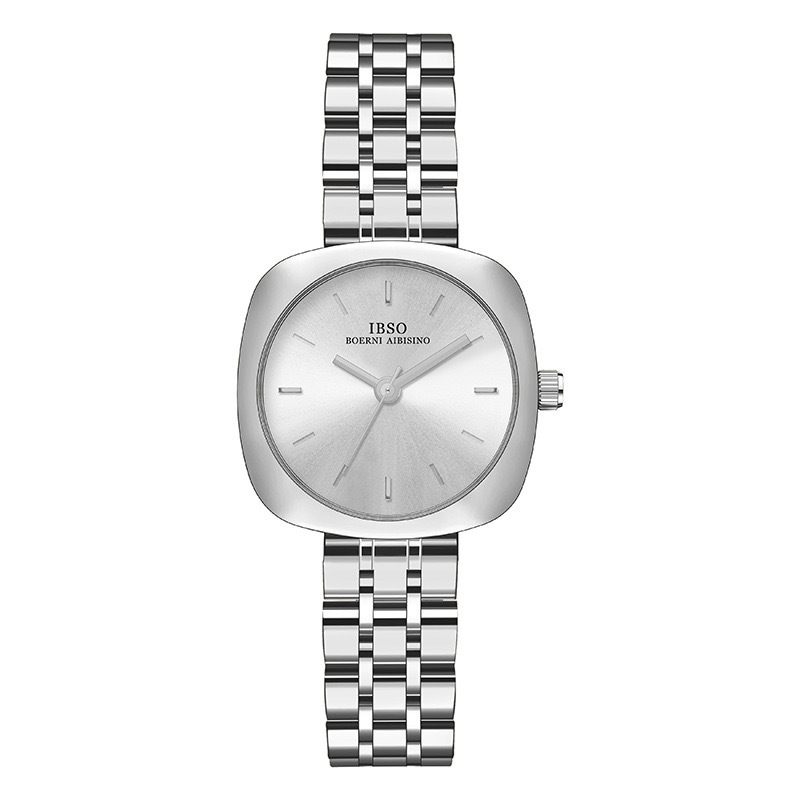 IBSO New Steel Band S1198l Cool Silver High-End Feel Women's Watch Small Dial_voghion.com