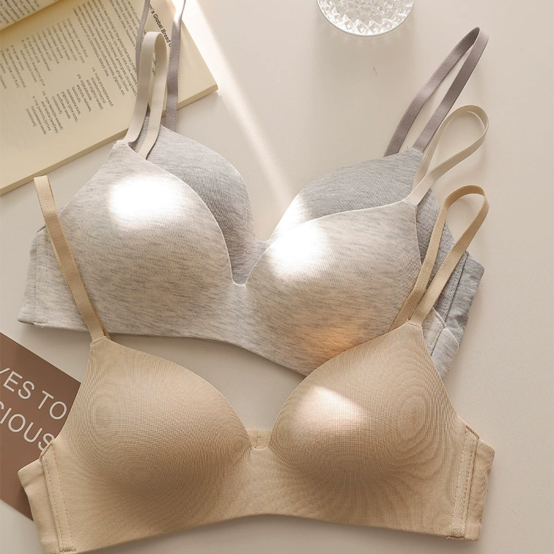 Push-up bra, wireless comfortable support, seamless underwire-free design, sizes 70A–85B