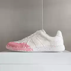 High-End Mm6~Classic Couple's Moral Training Shoes, Color-Blocked Soft-Soled Casual Sports Shoes, Low-Cut White Shoes