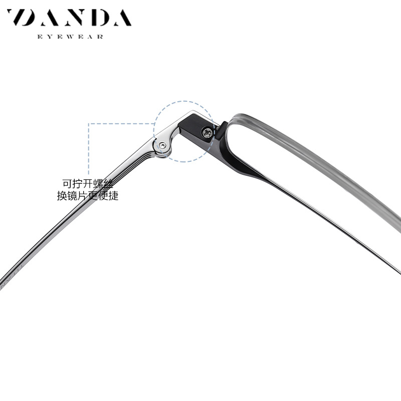 2022 nuevo miopía gafas hombres yj2012 aluminio magnesio moda gafas marco desmontable tornillo puro titanio gafas marco mujeres