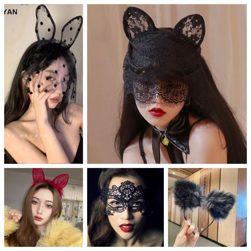 Fan Lei Sexy Lingerie Hairpin, Sexy Accessories, Korean Style Cute Cat Ear Headband, Cat Girl Accessories, Christmas Party Fan Lei Sexy Lingerie Hairpin, Sexy Accessories, Korean Style Cute Cat Ear Headband, Cat Girl Accessories, Christmas Party
