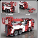 Механическая шоссейная скорая помощь для взрослых, игрушечная машина высокой сложности, конструктор, игрушка, дистанционное управление