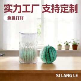 重庆哈密瓜柱状充空西瓜气柱袋汽泡柱奶粉袋缓冲水果L型特厚易撕