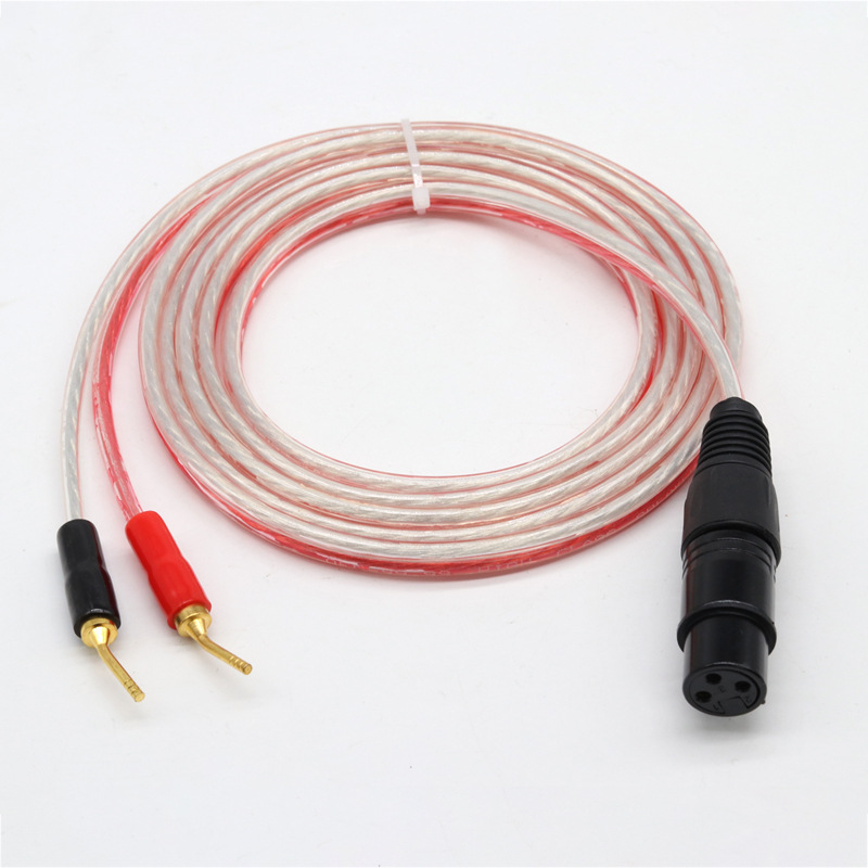 卡农头音箱线卡侬转香蕉头户外演出喇叭线家庭影音工程线加工批发