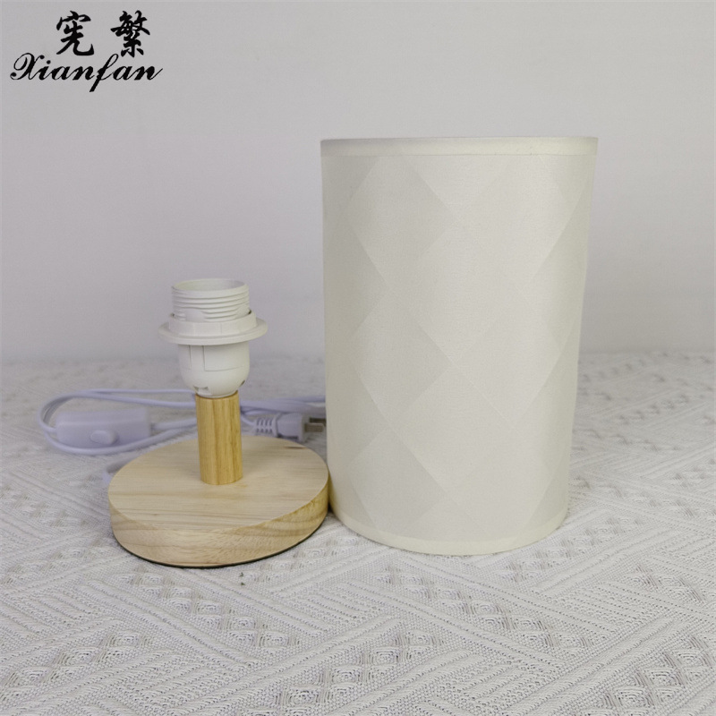 Nuevo Amazon diamante arte lámpara de mesa LED sala de estar decoración dormitorio noche madera maciza noche Luz