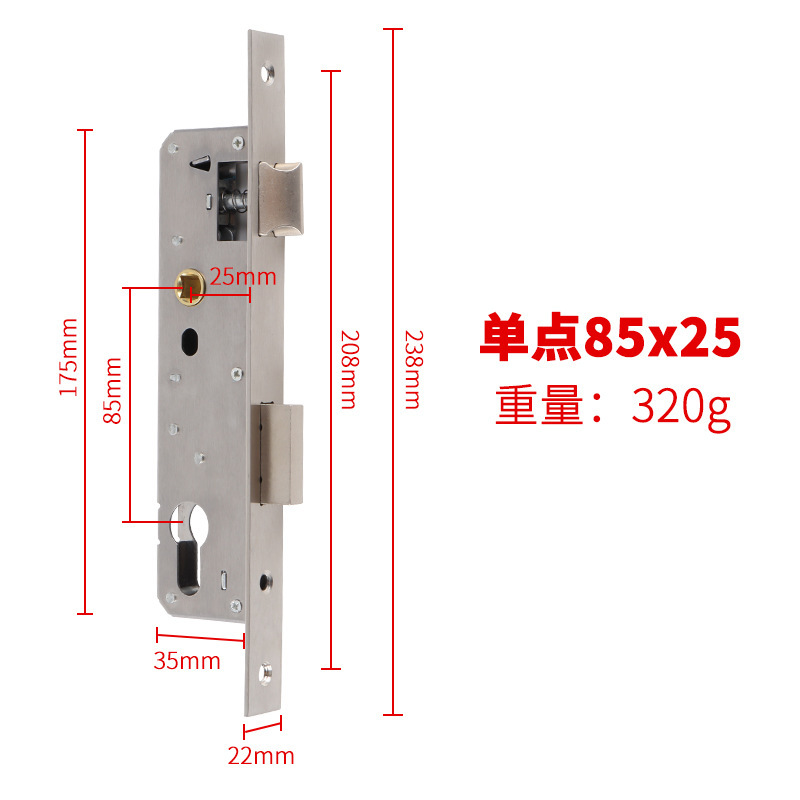 単点多点ステンレスロック体8535 8520 8530断橋アルミ合金ドアロック具卸売りクロスボーダー専用供給|undefined