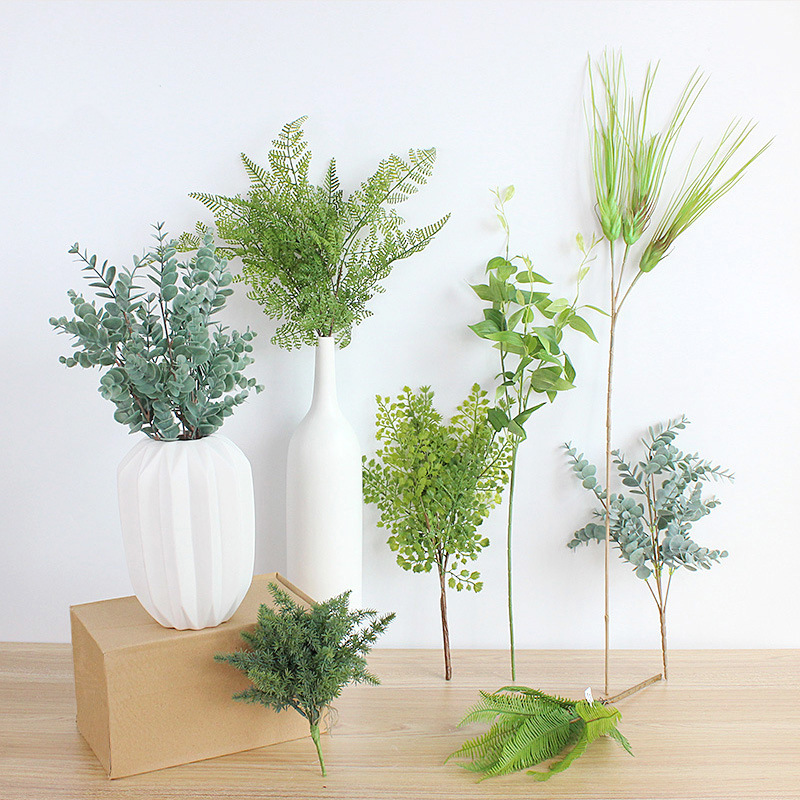 仿真蕨草蕨類塑料假花室內造景植物裝飾擺設綠植家居插花搭配