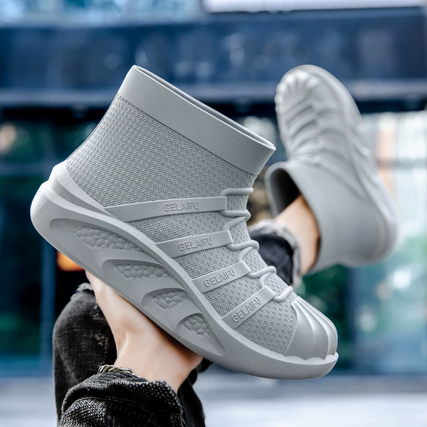 902 single shoes gray