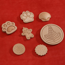 立體植鞣皮塊 創意牛皮 奧利奧皮質鑰匙扣 餅干牛皮飾品 贈開口環