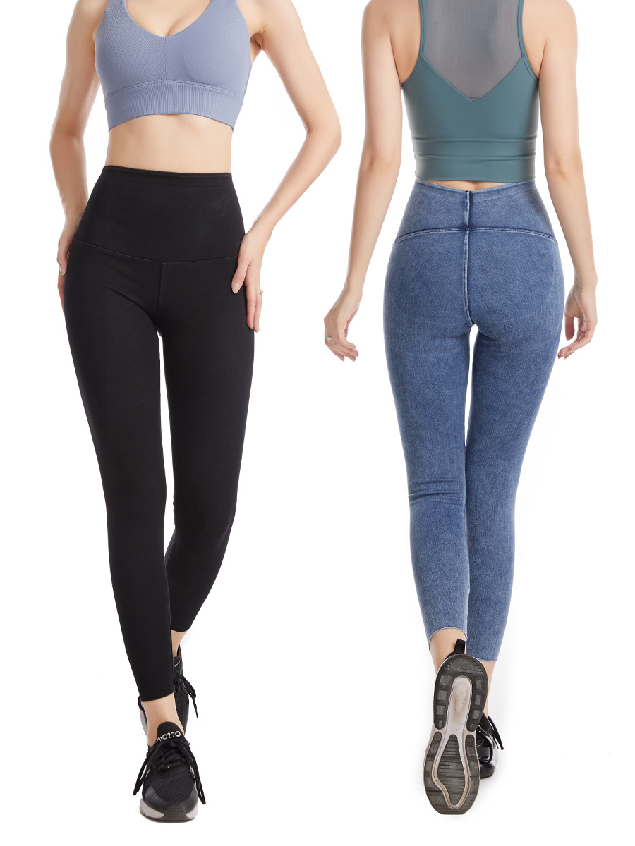 Pantalones vaqueros de cintura alta para mujer, estilo Barbie, nuevos para otoño e invierno, negros, ajustados, moldeadores, realzadores de glúteos, elásticos, pantalones ajustados de fitness.