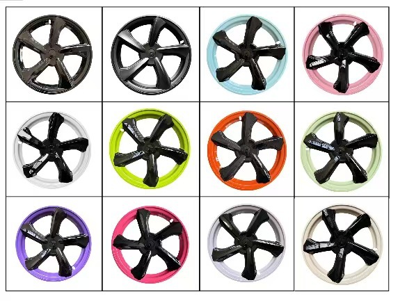 Hub cover, Tesla Tesla Model - new-model-y-19-inch-blade-black-and-white-color