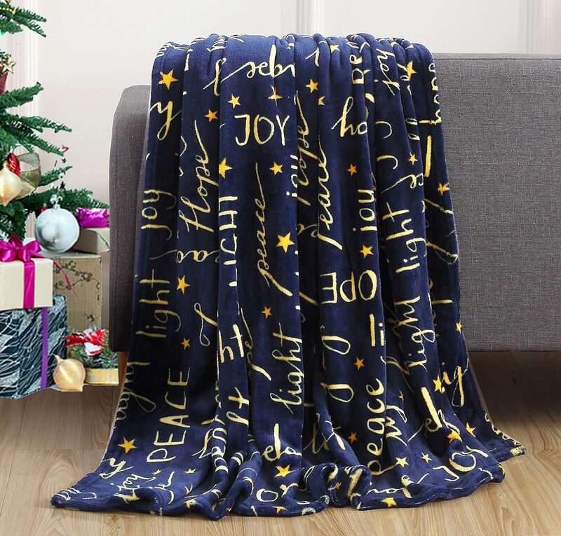 クリスマスハロウィーンフランネル毛布祝日プレゼントベッド用品リビングソファー怠け者毛布来図|undefined