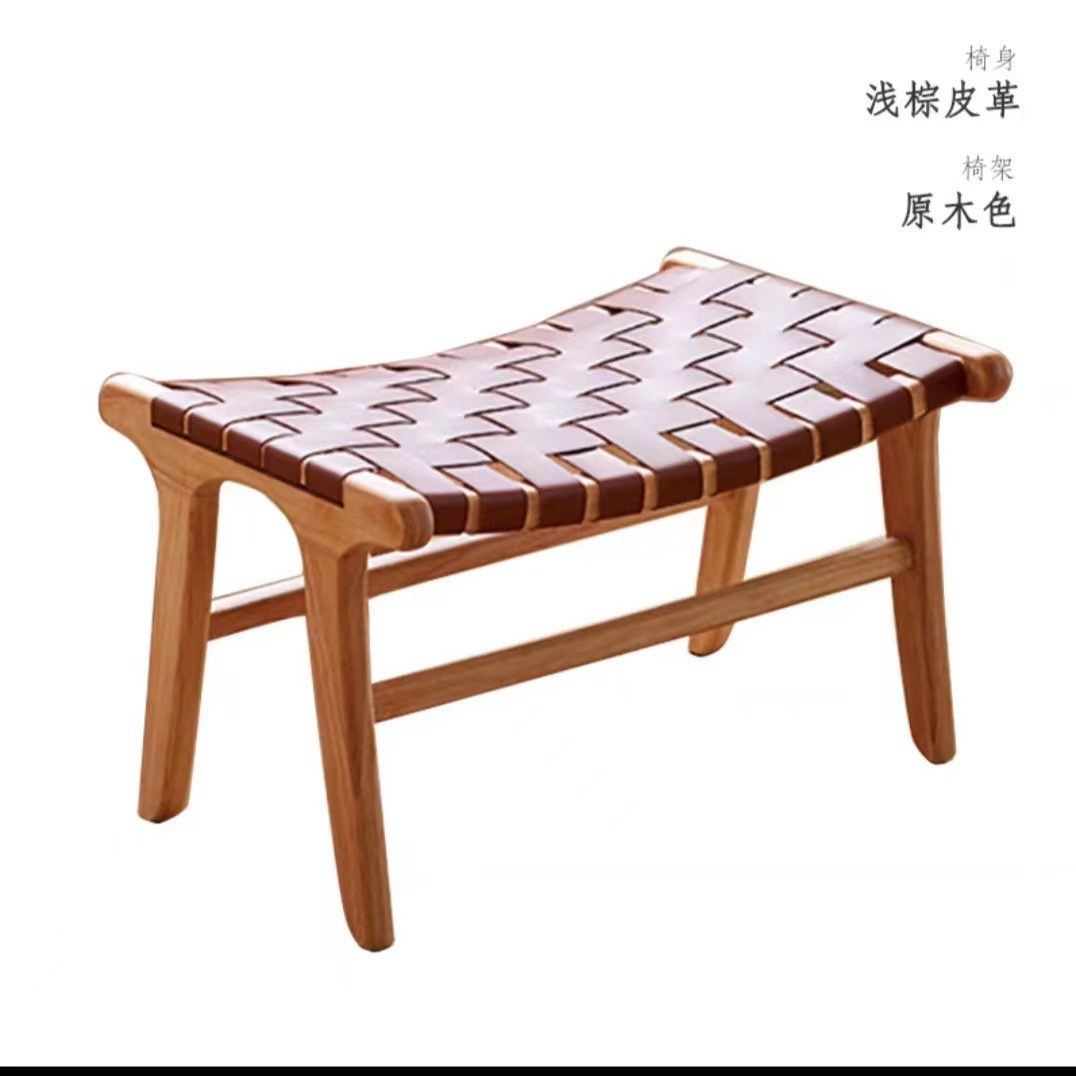 Sofá casero individual pequeño tipo de vivienda sala de estar balcón tejido de cuerda estilo japonés retro silla de ocio de madera maciza