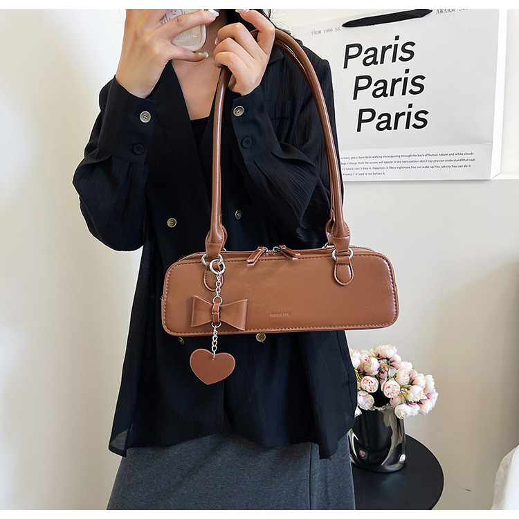 Texture and Western Style Small for Women 2024 New Versatile Single Shoulder Underarm French Niche Design Stick Bag_voghion.com