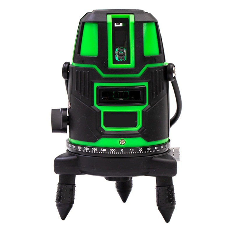 Luz fuerte de alta precisión 5-línea nivel verde nivel Proyector láser al aire libre