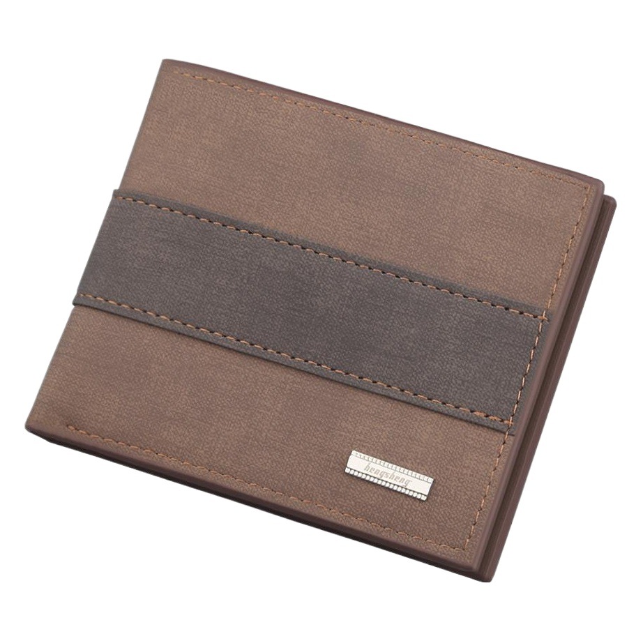 Men's wallet short matte Korean version of wallet gold clip short soft wallet trend zipper bag manufacturers wholesale