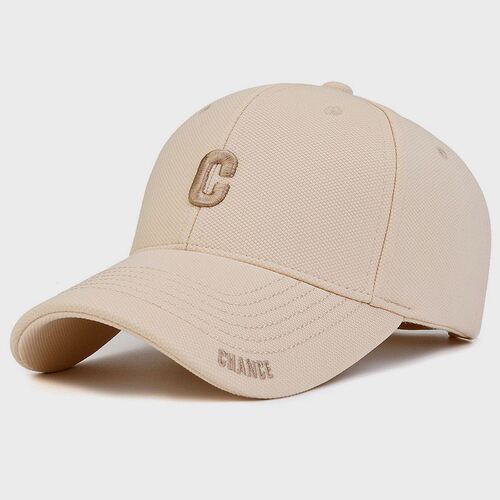 Small C Embroidered Trend Hat for Men and Women  New Embroidered Letter Baseball Cap Sun Hat Men's Duckbill Hat