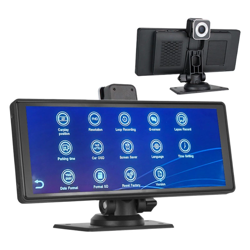 10.26-дюймовый видеорегистратор HD-реверс беспроводной Carplay портативный экран