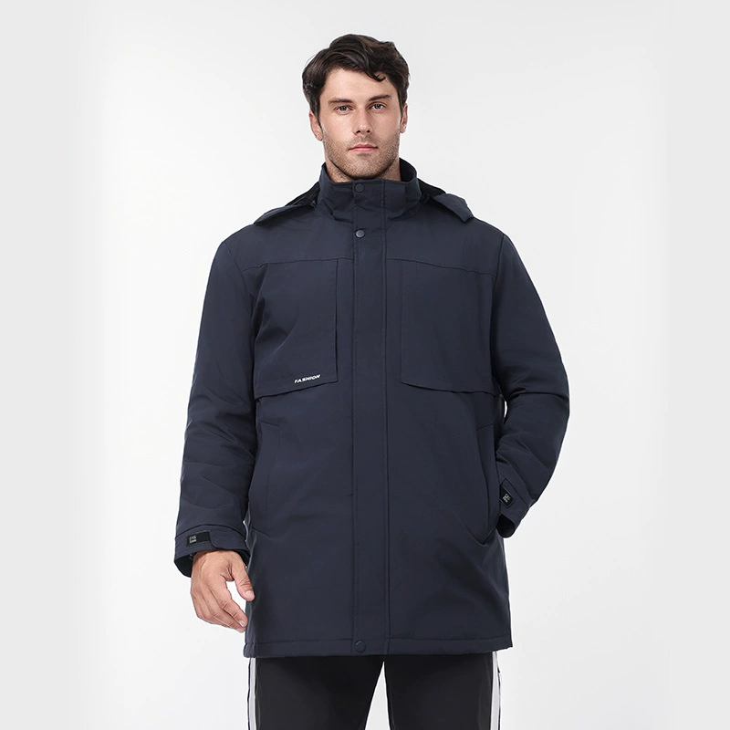 Новая зимняя трансграничная хлопчатобумажная одежда мужской большой размер свободный теплый бархат утолщение