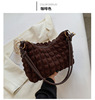 Soft fresh shoulder bag, underarm bag, fashionable one-shoulder bag, Korean style
