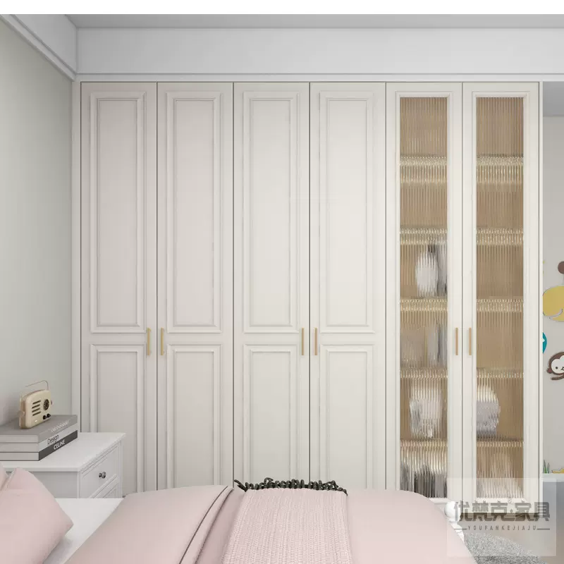 西安全屋定制工厂橱柜实木衣柜板式家具衣帽间餐边柜电视柜ENF